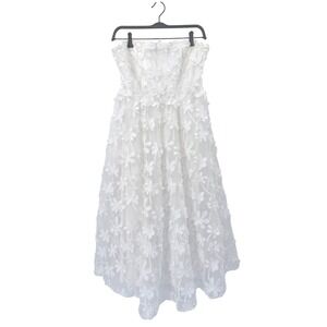 angel biba white lace dress ANGEL BIBA Lace Dress Size 10 White/Nude ,